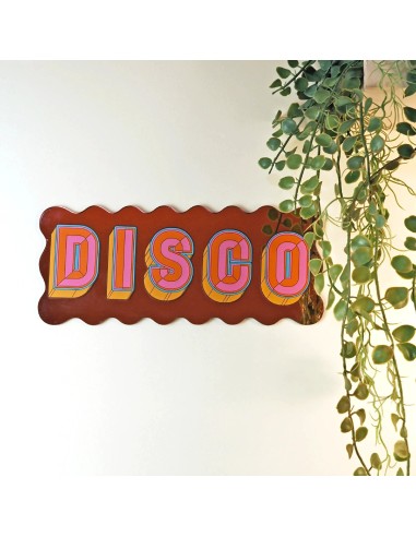 Miroir autocollant Disco Wavy Printed Weird