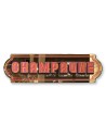 Miroir autocollant Champagne Sign Printed Weird