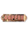 Miroir autocollant Coffee Sign Printed Weird