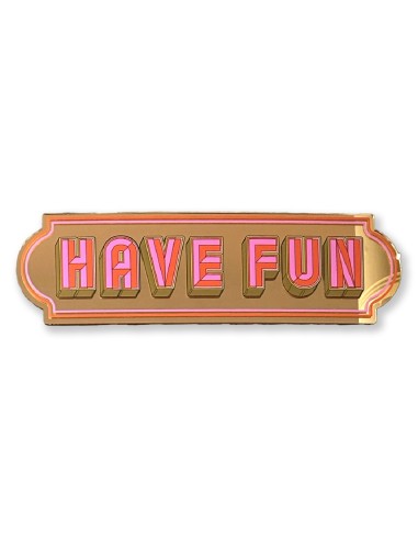 Miroir autocollant Have fun Sign Printed Weird