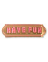 Miroir autocollant Have fun Sign Printed Weird