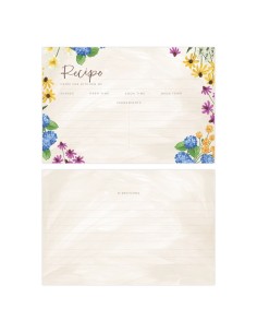 Boite à recettes Vintage Blooms One Canoe Two Paper 2