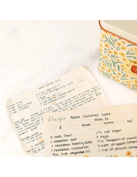 Boite à recettes Vintage Blooms One Canoe Two Paper