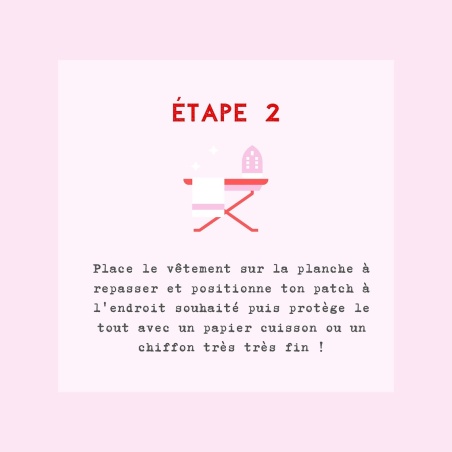 Patch thermocollant Amour Toujours Malicieuse