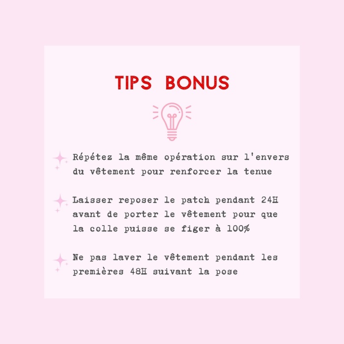 Patch thermocollant Amour Toujours Malicieuse