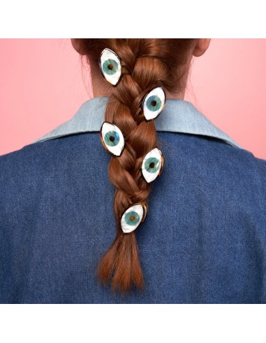 Mini pince à cheveux Oeil bleu Coucou Suzette