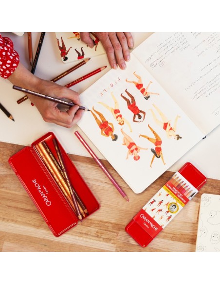 Set de crayons de couleur Supracolor Aquarelle Nina Cosford X Caran d'Ache