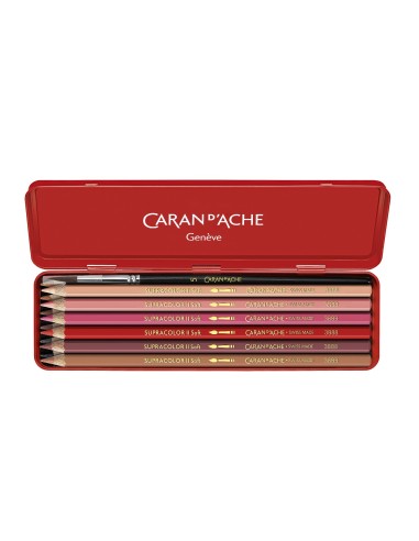 Set de crayons de couleur Supracolor Aquarelle Nina Cosford X Caran d'Ache