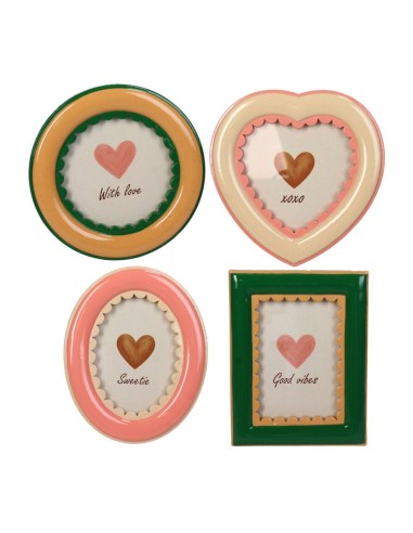 Petit cadre festonné Club Cabana en résine