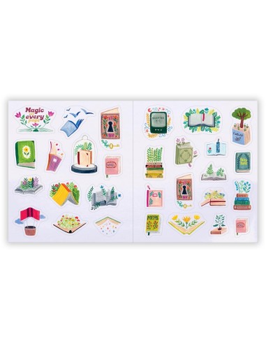 A Book Lover's Sticker Book