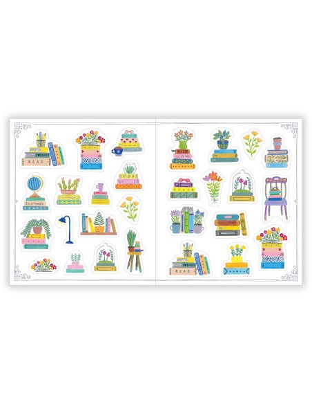 A Book Lover's Sticker Book