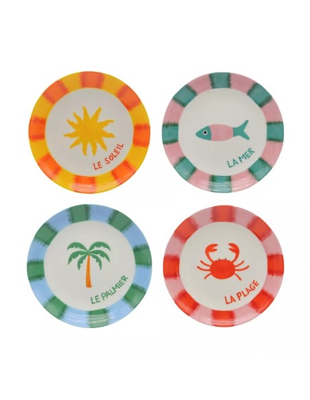 Assiette à dessert Diego Summer Que Rico