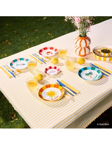 Assiette à dessert Diego Summer Que Rico