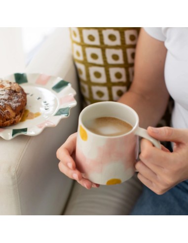 Grand mug en céramique peint à la main Caroline Gardner