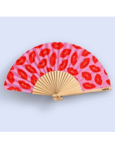 Éventail illustré Cuikui