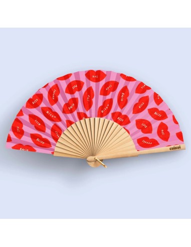 Éventail illustré Cuikui