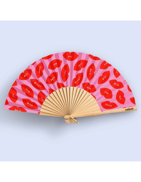 Éventail illustré Cuikui