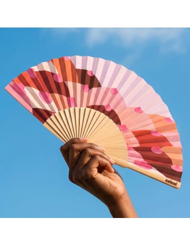 Éventail illustré Cuikui