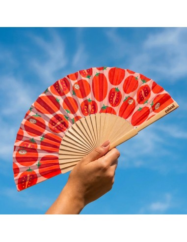 Éventail illustré Cuikui