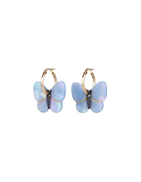 Boucles d'oreilles Papillon lavande Coucou Suzette