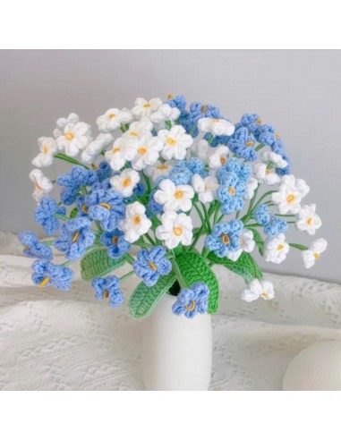 Fleur de Myosotis en crochet
