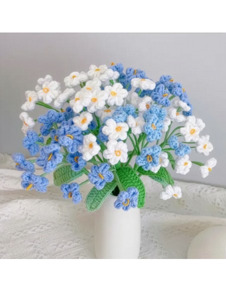 Fleur de Myosotis en crochet