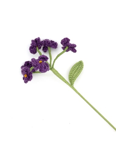 Fleur de Myosotis en crochet