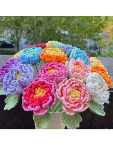 Fleur de Pivoine en crochet