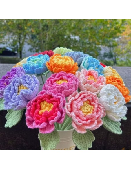 Fleur de Pivoine en crochet