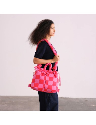 Sac Ona Check Red + Pink Soft Bag Ölend