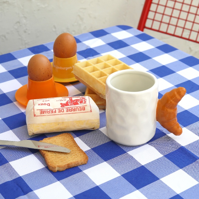 Mug Croissant en céramique Fluid Market