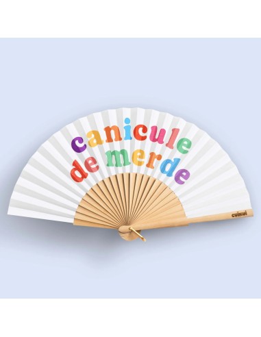 Éventail illustré Cuikui
