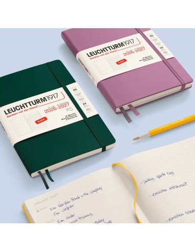 Agenda Semainier & Carnet 18 mois Leuchtturm1917