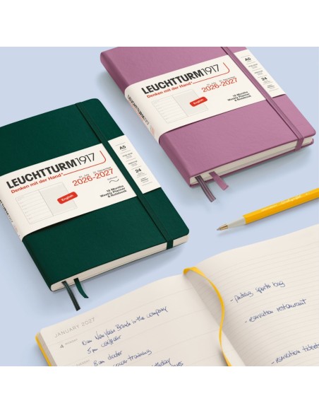 Agenda Semainier & Carnet 18 mois Leuchtturm1917
