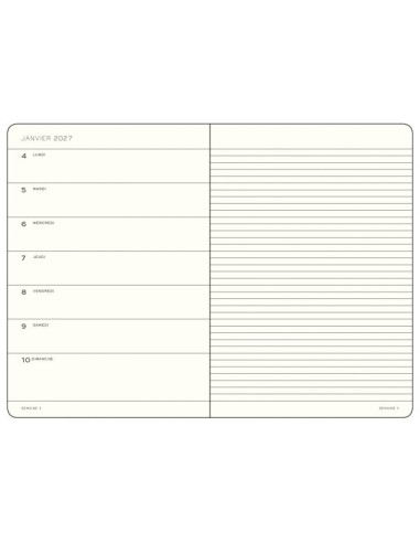 Agenda Semainier & Carnet 18 mois Leuchtturm1917