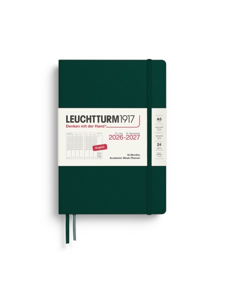 Agenda Planificateur Universitaire 18 Mois Leuchtturm1917