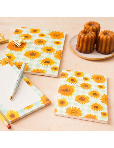Petit carnet Tournesols Quartier Libre