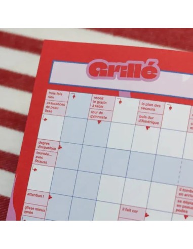 Mots fléchés Chaud Grillé