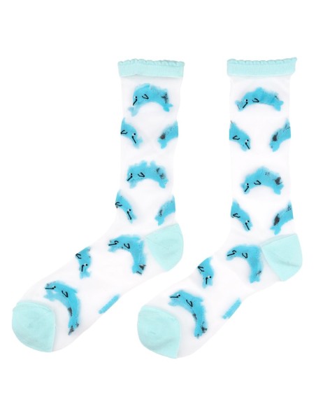 Chaussettes transparentes Dauphin Coucou Suzette