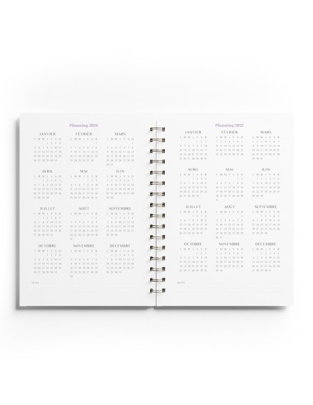 Agenda scolaire 2026-2027 Corazon Quartier Libre