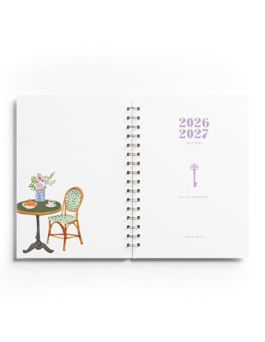 Agenda scolaire 2026-2027  P'tit Dej à Paris Quartier Libre