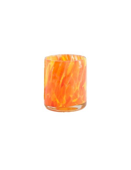 Verre Gabrielle orange & jaune Make my Lemonade