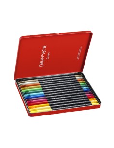 Boite de feutres de couleur Fibralo Brush Caran d'Ache 2