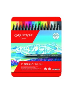 Boite de feutres de couleur Fibralo Brush Caran d'Ache