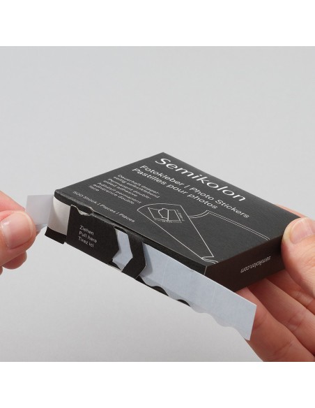 Boîte de 500 autocollants double-face Semikolon