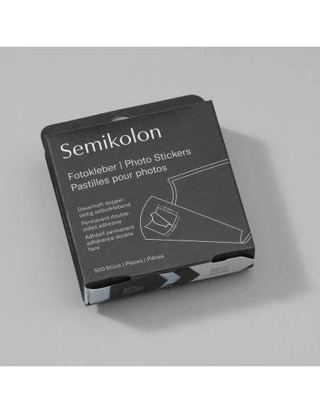 Boîte de 500 autocollants double-face Semikolon