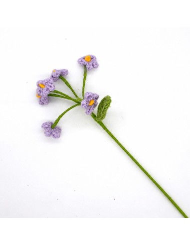 Fleur de Myosotis en crochet