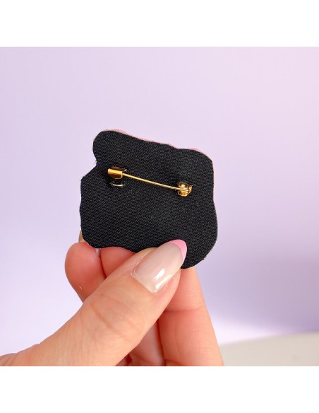 Broche brodée Sale Conne Malicieuse