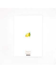 Carte d'anniversaire XL Citrons Quartier Libre 2