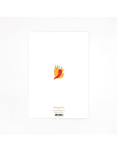 Carte d'anniversaire XL Piments "Old is Hot" Quartier Libre